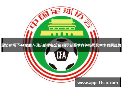 足协新规下44家准入俱乐部排名公布 揭示新赛季竞争格局及未来发展趋势