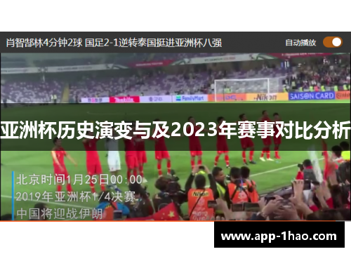 亚洲杯历史演变与及2023年赛事对比分析